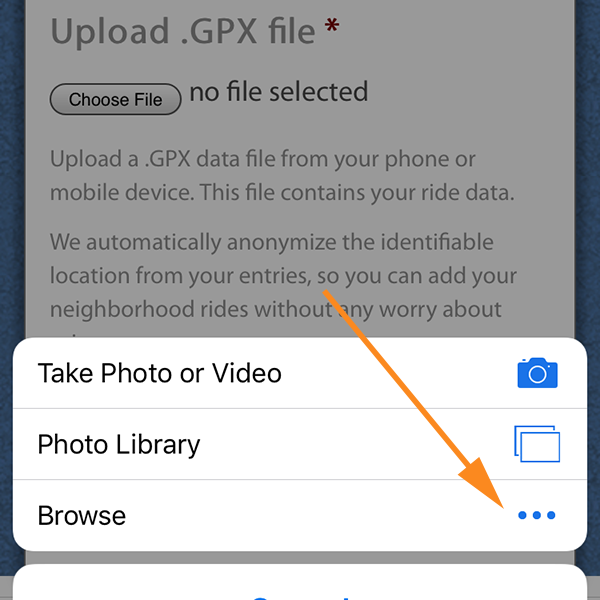 Example of saving GPX file